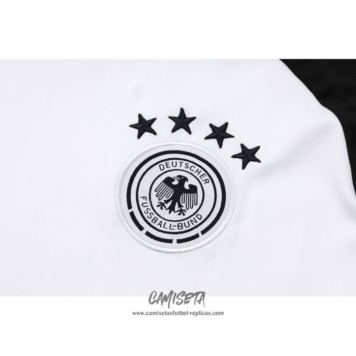 Chandal del Alemania 2024-2025 Manga Corta Blanco - Pantalon Corto